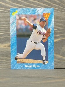 Nolan Ryan 1991 Classic Baseball Blue Oddball Card T86 Texas Rangers
