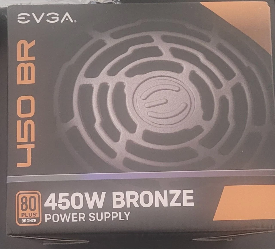 EVGA 450 BR, 80+ BRONZE 450W, Alimentatore 100-BR-0450-K2 - Immagine 1 di 1