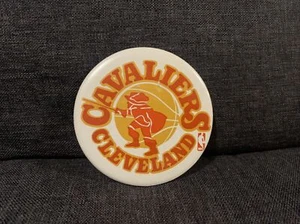 1970er 80er Cleveland Cavaliers NBA Vintage 2 1/4 Inch Basketball Pinback Button - Bild 1 von 2