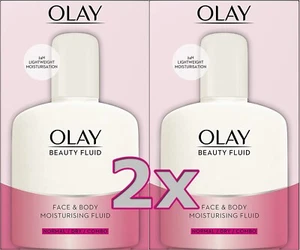 NEU! 2x 200ml Oil of Olaz Olay Beauty Fluid Face&Body Feuchtigkeit VERSANDFREI