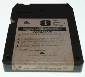 MONKEES GREATEST HITS / 1972 US IMPORT / B 8-track 8 cassette cartridge - Imagen 1 de 4