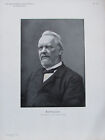 Rudolf Leuckart - Originaldruck aus 1898 Porträt Lithographie Alter Druck Print