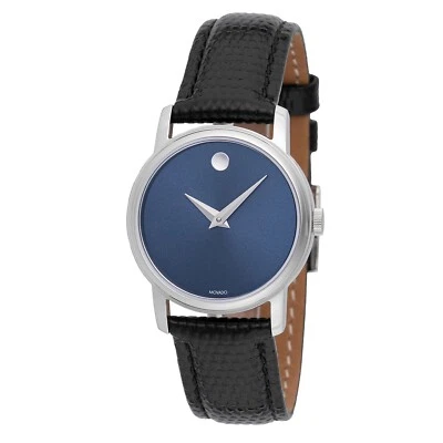 Movado 2100010 Women's Classic Museum Blue Dial Quartz Watch - Image 1 of 4