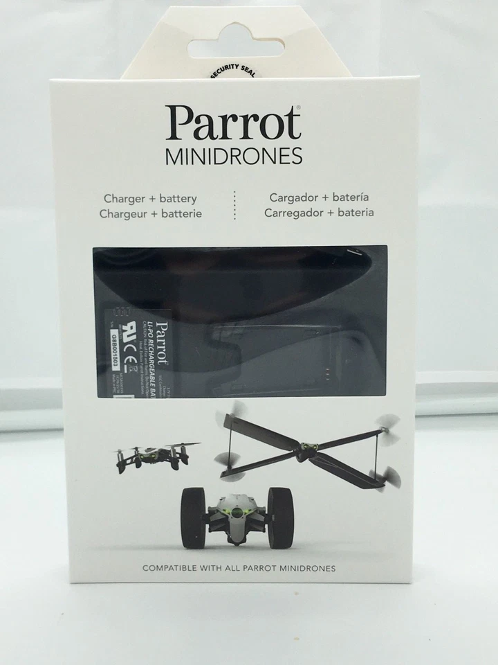 Cargador Minidrones Parrot PF070239AB + Batería Negra 550mAh + Cable MicroUSB Foto 1 de 1