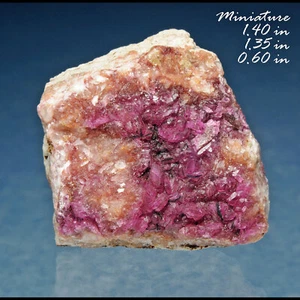 COBALTINE CALCITE CONGO AFRICA MINERALS CRYSTALS GEMS-MIN - Picture 1 of 2