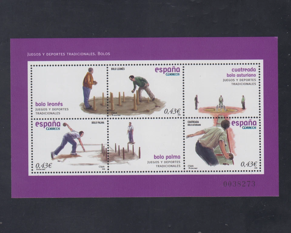 ESPAÑA (2008) SPAIN NUEVO MNH SPANIEN ESPAGNE - EDIFIL 4421 JUEGOS Y DEPORTES - Imagen 1 de 1