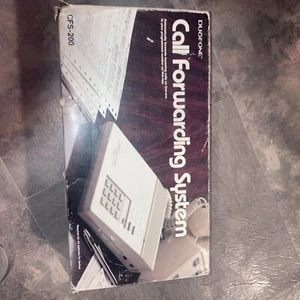 Radio Shack Duofone CFS-200 vintage 1988 sistema di inoltro chiamate NUOVO DI ZECCA - Foto 1 di 4