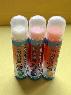 Brillo de labios 3 Bonne Bell Skittles ~ Banana Berry Strawberry Starfruit Mango Foto 1 de 4