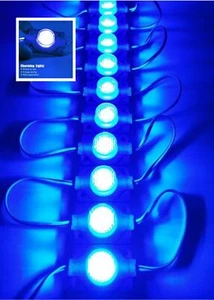 12V Blue Waterproof 3030 SMD LED Module for AD Sigh Light Box Truck Light Strip - Picture 1 of 18