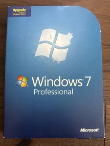 Microsoft Windows 7 Professional (UPGRADE) 32 & 64 Bit DVDs With Product Key - Afbeelding 1 van 11
