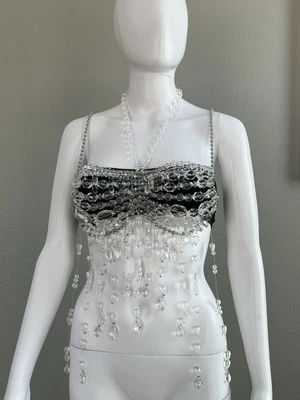 Tapa con cuentas de cristal hecha a mano Foto 1 de 4