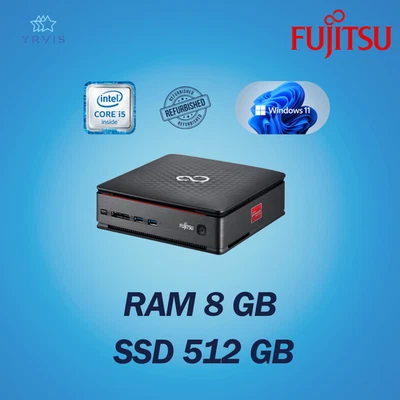 PC DESKTOP FUJITSU Q920 INTEL I5 RAM 8GB SSD 512GB WIN 11 PRO RICONDIZIONATO - Immagine 1 di 4