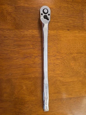 Craftsman 3/8 in. drive SAE Pear Head Extra  Long Handle Ratchet 72 teeth - Image 1 of 4