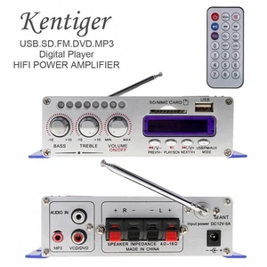 2CH Car Home Stereo Power Amplifiers MP3 / FM Input Support USB/SD/MMC card - Picture 1 of 12
