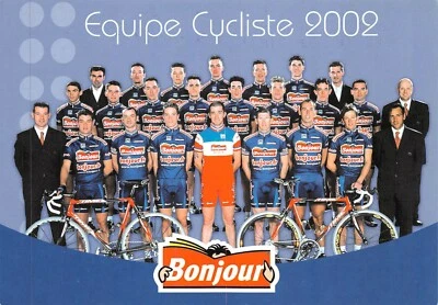 CYCLISME 2002 " EQUIPE BONJOUR 2002 " CPM 10X15 - Photo 1/2