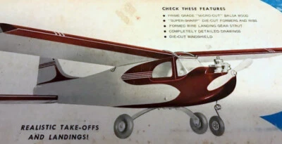 TRI-SQUIRE Midwest ENLARGED 72" Span Old Time RC Model Airplane PLAN - Image 1 of 4