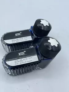 ZWEI TINTEN Mont Blanc 50ml TINTE INK ENCRE TINTA Glas WEST GERMANY (UNBENUTZT) Vintage - Bild 1 von 12