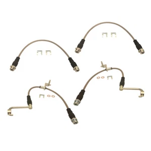 Extended Rear Right 3-4" lift Braided Brake Line Hose Suit RG Colorado DMAX 12-2 - Picture 1 of 1