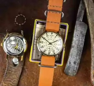 "Pobeda" ("Victoria"), reloj de aviador, militar soviético, reloj URSS. reloj piloto - Imagen 1 de 5