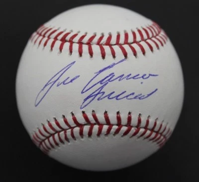 Jose Canseco A's Inscribed 'JUICED' Autographed Signed MLB Baseball JSA COA  - Image 1 of 4