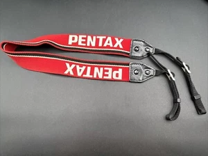 Pentax Kameragurt rot schwarz weiß 4 cm breit Vintage Japan - Bild 1 von 12