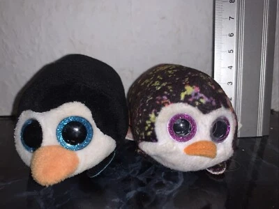 2 süße kleine Glubschi Pinguine ca. 6 & 8 cm - Bild 1 von 4
