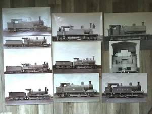 Lot 10 Grandes Photos Train Locomotive SHARP STEWART & Cie Glasgow 1890 - Picture 1 of 12