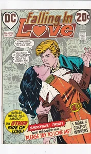 FALLING IN LOVE #136 NEAR MINT 1972-DC ROMANCE COMICS-20 CENT ISSUE 1ST PRINT🔑 - Picture 1 of 2