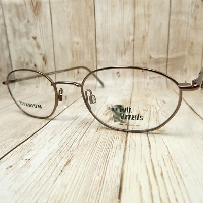 MARCOS Earth Elements Titanio Taupe Metal Dr. Bailey 49-20-140 Nuevos sin Etiquetas Foto 1 de 4