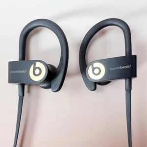 Beats by Dr. Dre Powerbeats 3 Wireless In-Ear Bluetooth Kopfhörer Schwarz/Gold - Bild 1 von 6