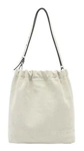 LIEBESKIND BERLIN Ruffle Cloud Suede Hobo Bag M Schultertasche Tasche Milk creme - Bild 1 von 3