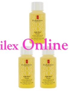 3 x ELIZABETH ARDEN 8 EIGHT HOUR CREAM MIRACLE OIL 30ml each=90ml ❤TRAVEL, GYM ❤ - Picture 1 of 5