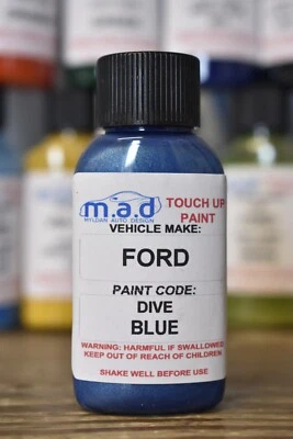 MYLDAN KIT RITOCCO VERNICE BLU METALLIZZATO FORD DIVE 30ML FIESTA FOCUS ST MONDEO KUGA EDGE
