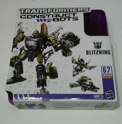 TRANSFORMERS Construct Bots BLITZWING Triple Changers 67 Pieces - Image 1 of 2