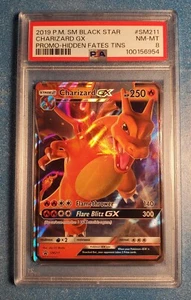 Pokémon TCG Charizard GX SM Black Star Promo SM211 Holo Promo PSA 8 - Picture 1 of 1