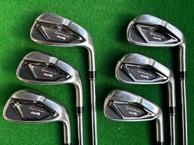 TaylorMade M4 Iron Set 5-9+Pw 6pc RH KBS MAX Steel shaft Flex Stiff Used - Image 1 of 4