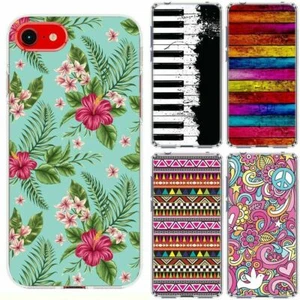 for Apple iPhone SE 2022 2020 ShockProof TPU Rugged Skin Phone Case Cover-D5 - Picture 1 of 10