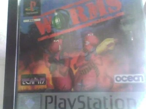 Worms (Platinum) (Playstation PS1 Game)with manual free post - Picture 1 of 1