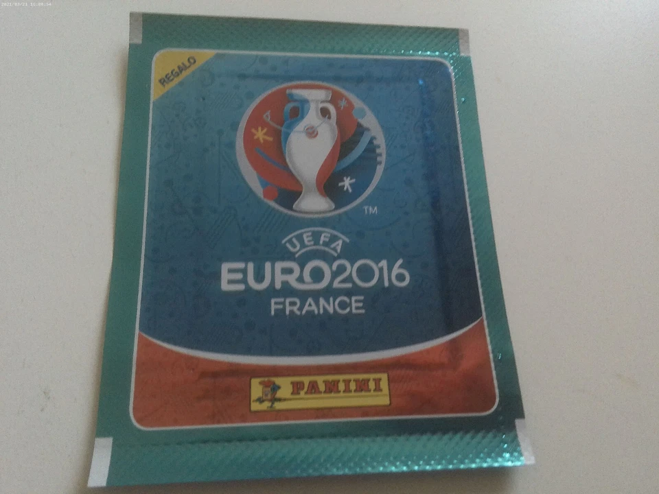 Euro France 2016 Italy Lidl OMAGGIO sticker packet for Panini album EM
