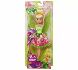 Disney Fairies Tinkerbell 9" Doll Figure Classic Floral Tink Fairy Sparkle 2021 - Picture 1 of 1