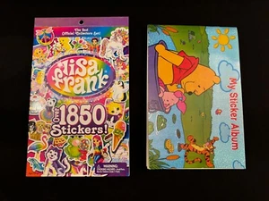 LISA FRANK 2ND OFFICIAL COLLECTORS SET STICKER BOOK 1850 STICKERS + MY ALBUM LOT - Imagen 1 de 15