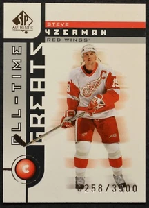 2001-02 SP Authentic #97 Steve Yzerman ATG #d Red Wings - Picture 1 of 2