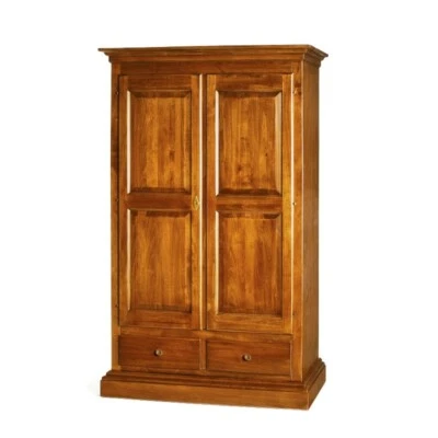 Kleiderschrank Ante Fliegen Walnuss Dunkelheit Kunst Armen Klassisch 2 Schübe 2 - Bild 1 von 4