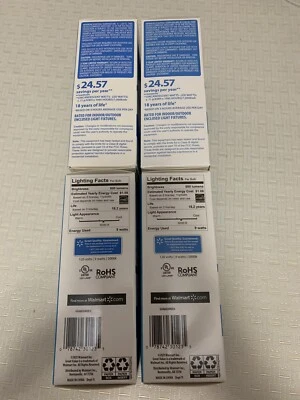 A19 LED Light Bulb 60W Equivalent 800LM 9.5W 5000K Daylight Non-dimmable 4 Pack - Image 1 of 4