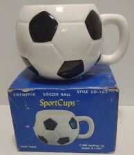 1985 Soccer Ball Shaped Mug