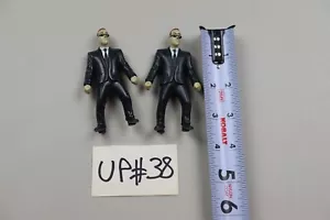 2x MATRIX AGENT SMITH 3,5” ACTION FIGURE VINTAGE (1995) GIOCATTOLO Uomo in Nero - Foto 1 di 3