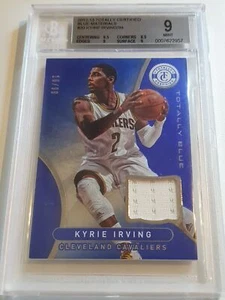 2012 Totally Certified Kyrie Irving Rookie PATCH BLUE /99 RC - BGS 9 (POP 4) - Picture 1 of 4