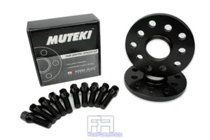 Muteki Forged 12mm Hub Centric Wheel Spacer 5x112 66.56mm + 14x1.25 Taper Bolt - Picture 1 of 4