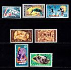 Nigeria Briefmarken #191 - 197, MHOG, XF, aktuell, Vögel & Tiere, SCV $ 45,75