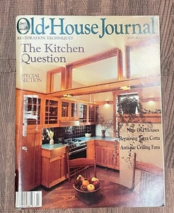 Old House Journal The Kitchen Question -Repairing Terra Cotta July/Aug 1987 - Foto 1 di 2